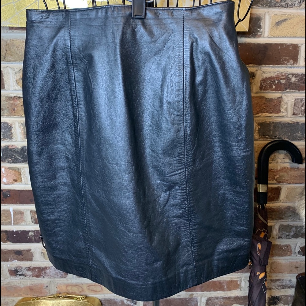 Wilson’s leather mini skirt